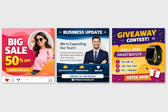 design social media post and banners in canva