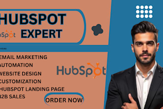 setup hubspot crm, hubspot email design, hubspot automation, hubspot integration