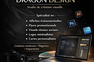 create eye catching promotional flyers and social media designs