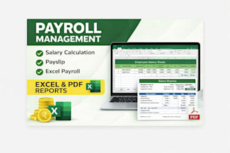accurate employee payroll management and salary calculation in excel
