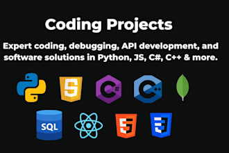 do coding projects in python, javascript, typescript and cpp