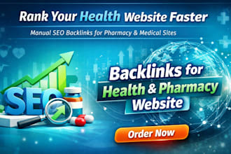 give backlinks of health and pharmacy website