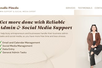 help you manage your admin tasks and social media efficiently