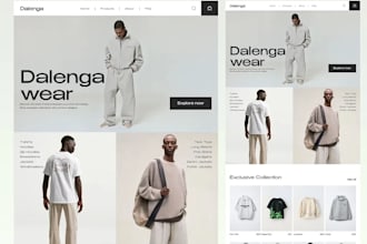 design streetwear website clothing brand website clothing store fashion store