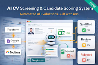 build an ai CV screening and candidate scoring automation