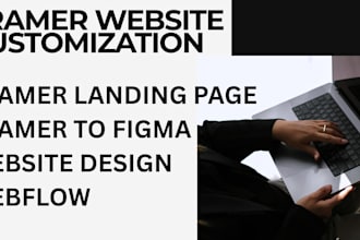 high converting framer website framer landing page framer website customization