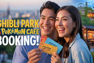 book ghibli museum tickets, ghibli park, pokemon cafe and japan travel reservati