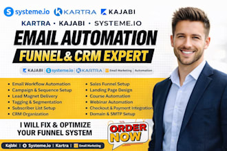 be your kajabi and systeme io email automation expert workflow campaign setup