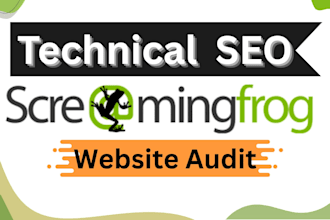 do screaming frog technical SEO website audit report