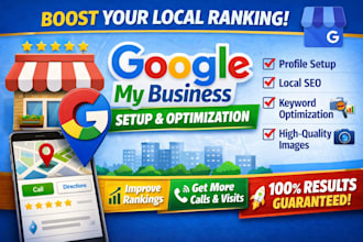 setup google my business optimization local seo map citation ads merchant center