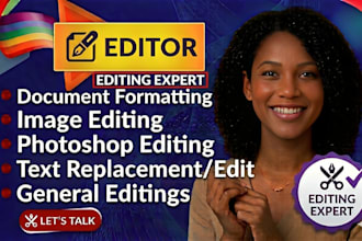 text replace, photoshop editing, text formats in document and image editing