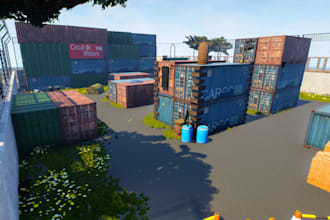 design 3d game environment, game level design, terrain level for game and films