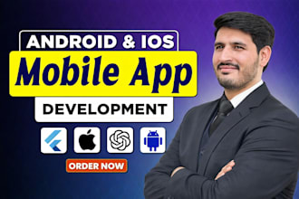 develop cross platform flutter mobile apps for ios and android