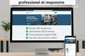 créer votre site wordpress professionnel et responsive