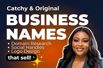 craft business name, product name, brand name, company name