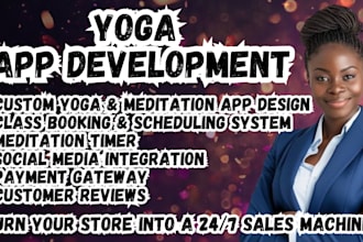 develop yoga app meditation app fitness app wellness app