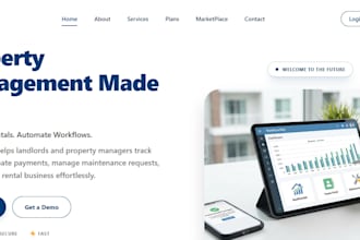 develop a modern and scalable web application