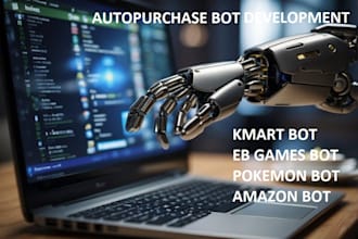 develop auto purchase bot for pokemon, kmart, eb games abnt target