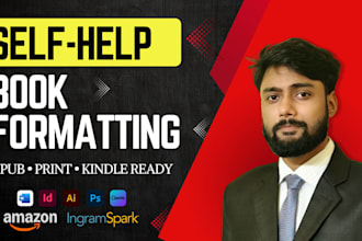 self help book formatting for amazon KDP