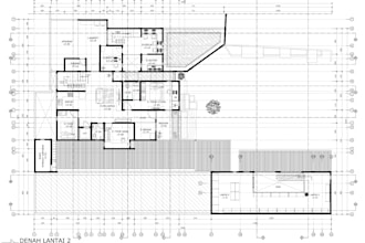 draw professional autocad 2d architectural floor plan and blueprint