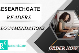 increase your readers, publications, views and recommendations in researchgate