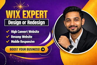 create wix website revamp wix website design wix website redesign wix website