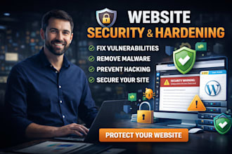 secure your website, fix vulnerabilities and harden your server