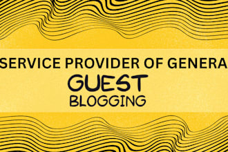 publish guest posts on high quality general blogs