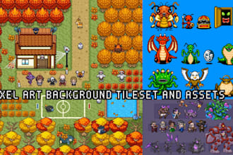 2d pixel art background pixel art game asset tileset tile map game environment
