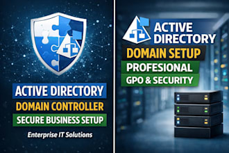 setup configure active directory domain controller gpo dns dhcp