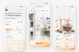 develop construction equipment app, heavy machinery rental app building tool app