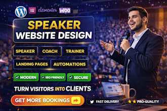 design a coaching website developer life coach, consultant, speaker website dev