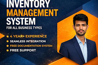 build a custom laravel inventory management erp and CRM system