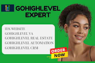 set up gohighlevel real estate and mortgage automation funnel and CRM