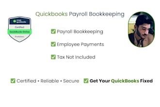 do payroll bookkeeping and salary processing tax not included