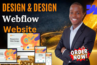 design or develop webflow website webflow developement figma to webflow, saas