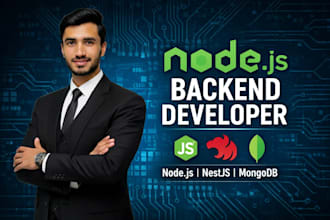 build scalable backend using nodejs expres nestjs mongodb