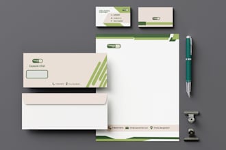 design business card and stationary print