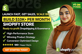 be your shopify developer, shopify cro expert and shopify high ticket store