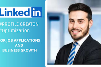 deliver linkedin profile optimization service and business page for outreach