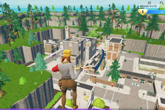 1v1 fortnite map, unreal engine, tycoon map, zone war, steal brainrot map