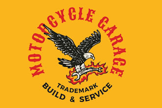 design the best retro vintage royal garage door logo