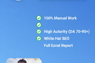 build high da manual profile backlinks for google ranking