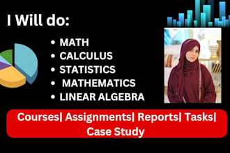 teach you statistics, calculus, math and linear algebra class