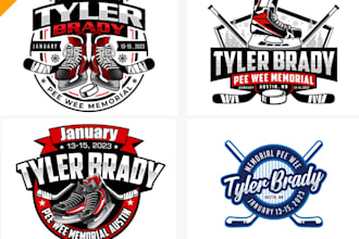 design branding ice hockey logo