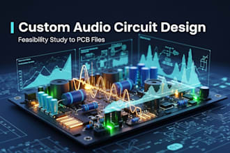 design custom audio electronics with feasibility study to production ready pcb