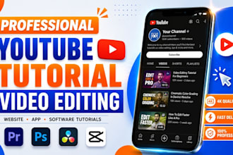 do screen recording, screencast video tutorial and professional video editing