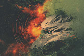 design raw abstract album cover art for underground artists