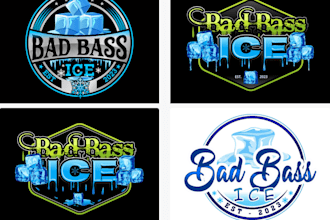 design marvelous ice vending logo