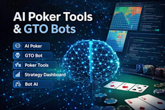 build ai poker bots, gto models and strategic poker tools